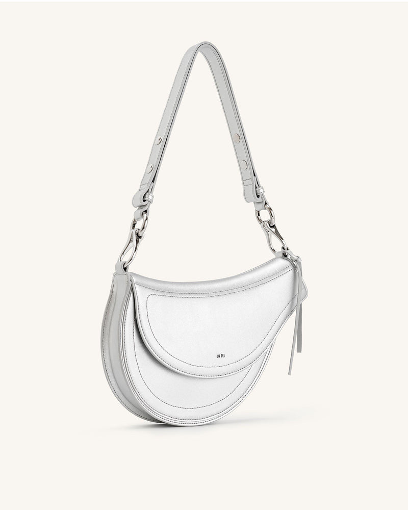 Ashlie Crossbody Bag - Silver