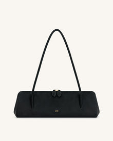 Nova Baguette Style Shoulder Bag - Black