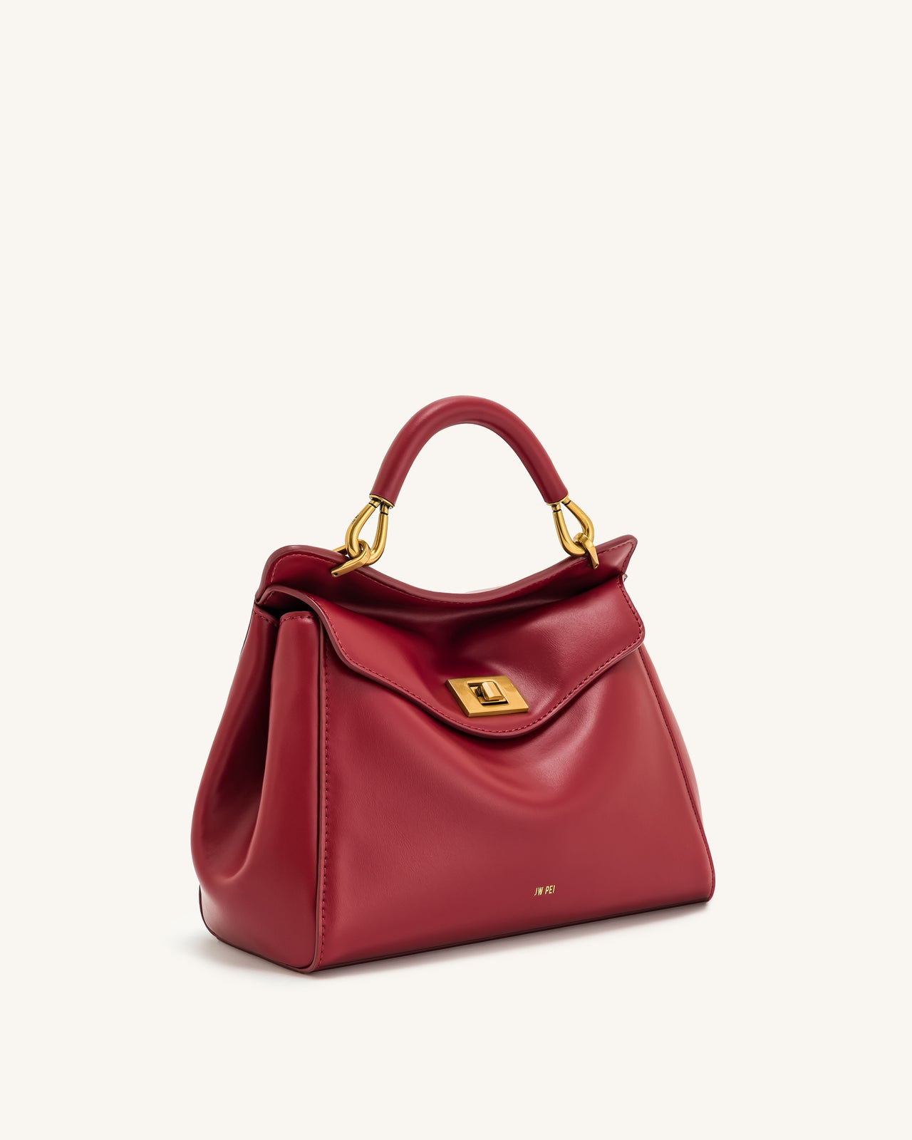 Lucia Classic Top Handbag - Claret