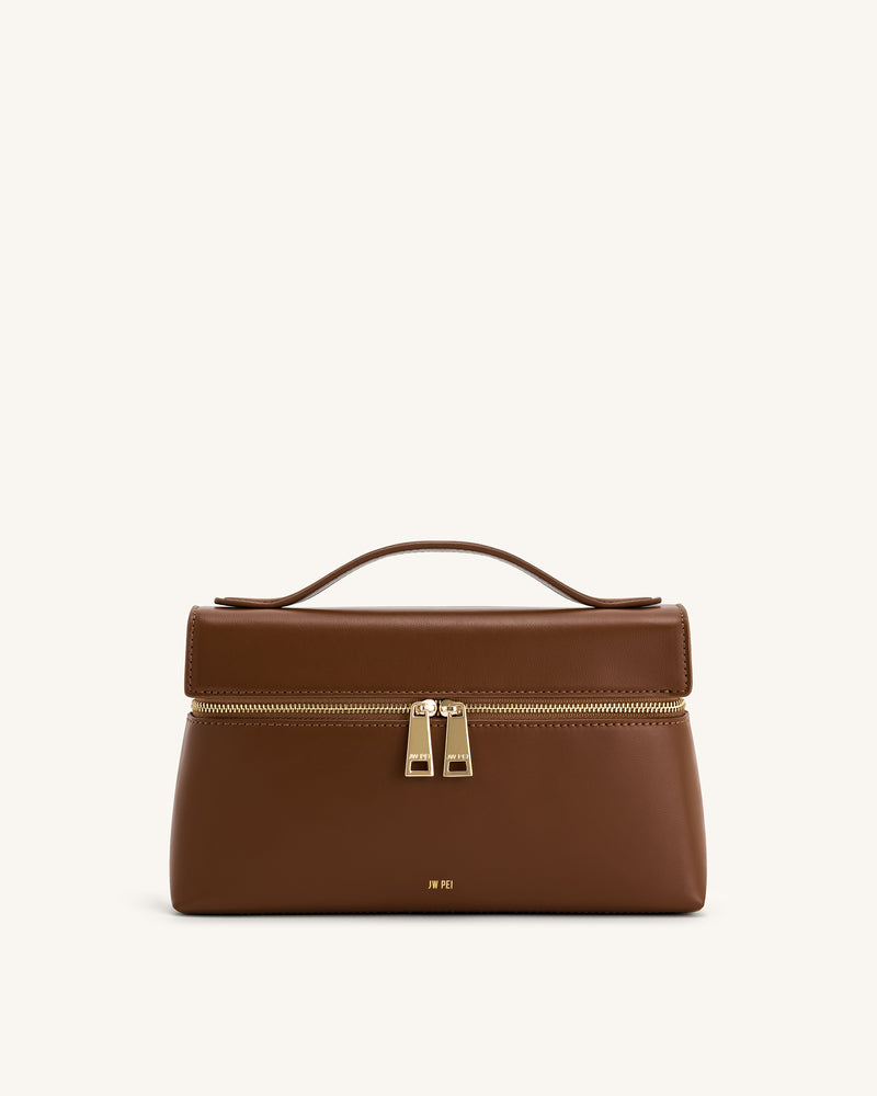 Thea Top Handle Bag - Brown