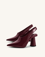 Vivovr High Heel Pumps - Burgundy