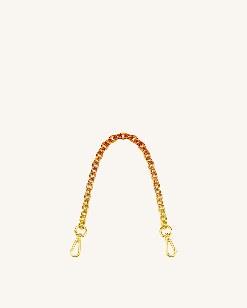 Isla Gradient Chain Strap - Orange